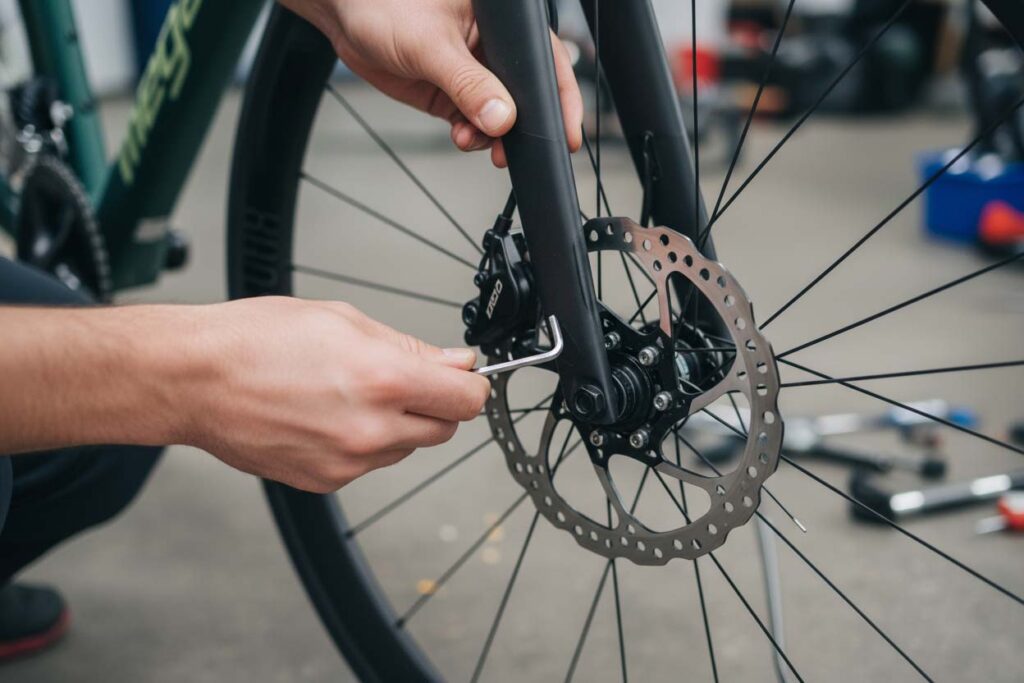 Cómo ajustar los frenos de disco sin que rocen