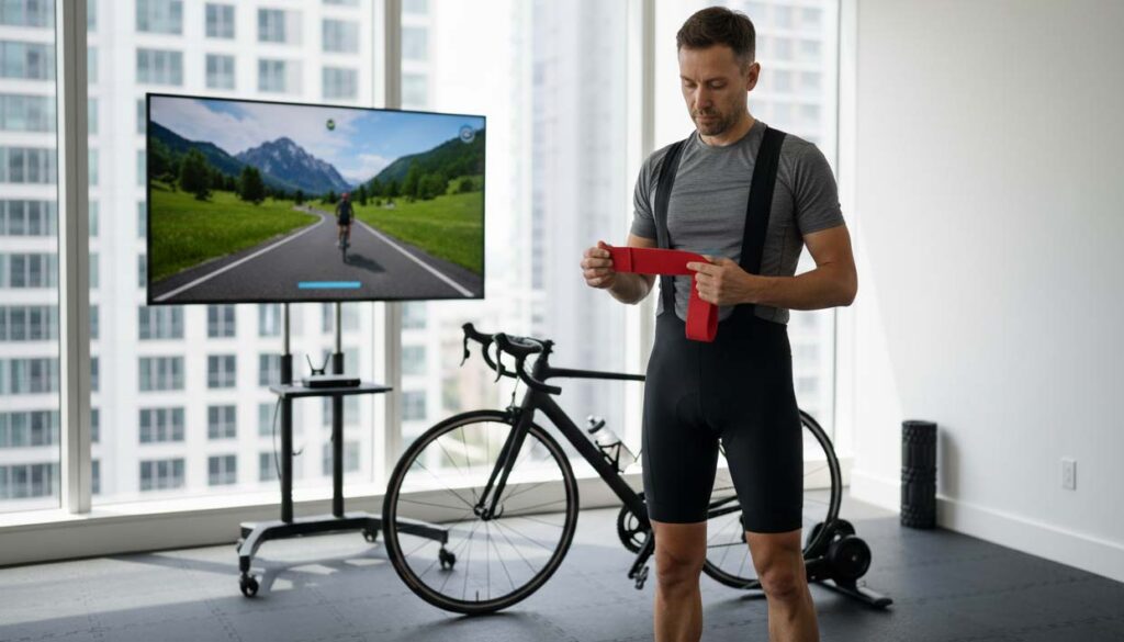 Entrenamiento de restricción de flujo sanguíneo (BFR) en rodillo