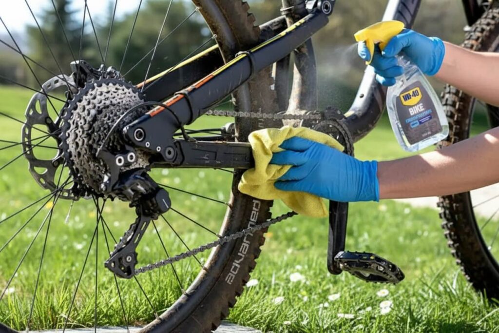 Limpiando la cadena de tu biciicleta