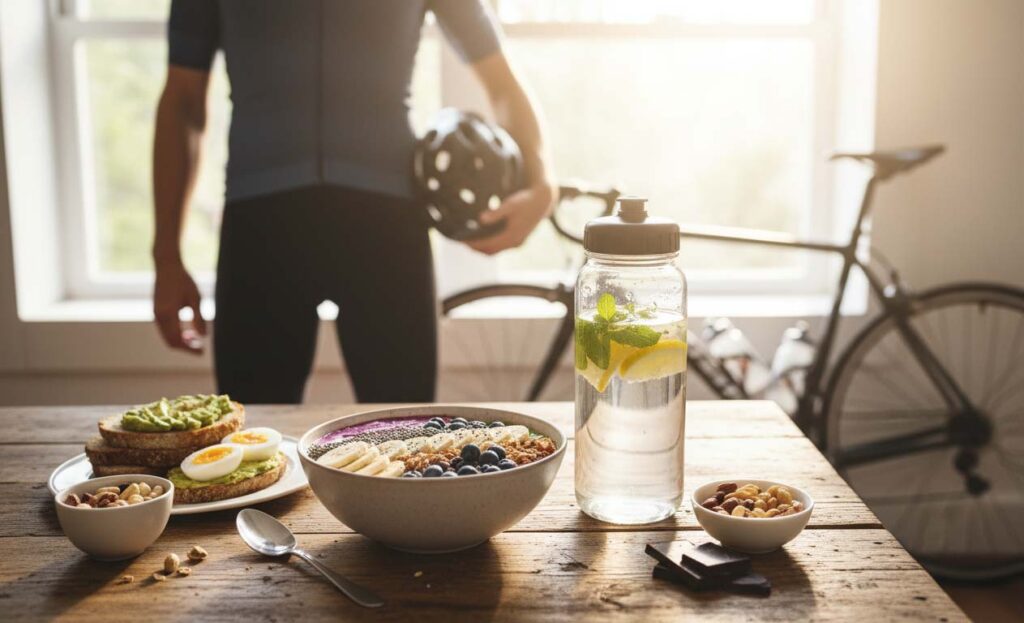 Recuperación post-entrenamiento qué comer después de pedalear